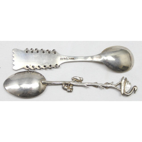 1035 - A boxed set of 6 silver coffee spoons, Sheffield 1936 by James Dixon & Sons, approx 49.96g gross and... 