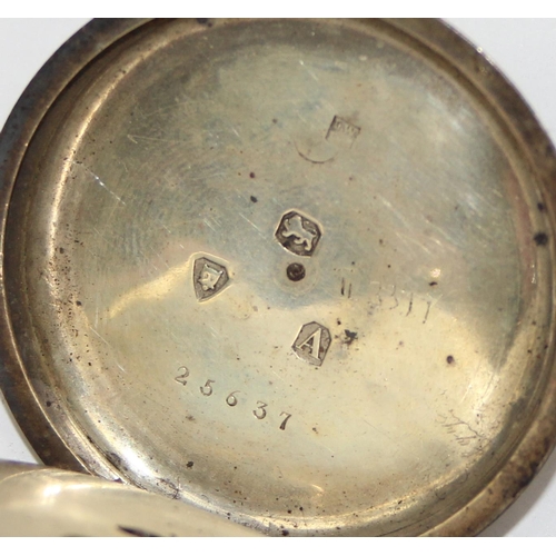 1315 - An antique silver case pocket watch by C.H. Croydon of Ipswich, case marked for London 1876 & a smal... 