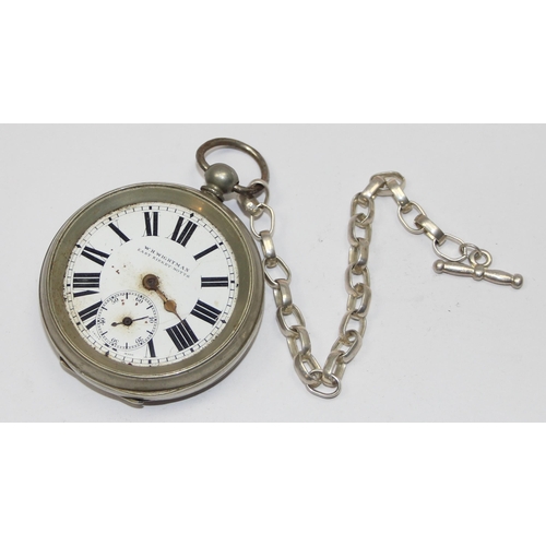 1316 - 4 assorted vintage pocket watches to inc Ingersoll Yankee Radiolite, Services Senior, W.H. Wightman ... 