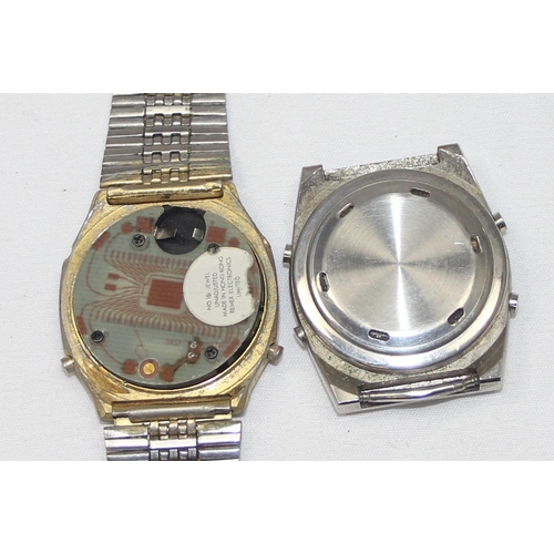 1318 - Qty of assorted vintage and other watches to inc a Alba Y739-5000 calculator watch