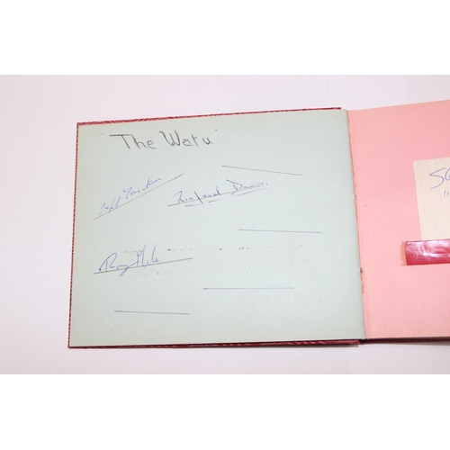 509 - Vintage autograph album to inc Cliff Richard