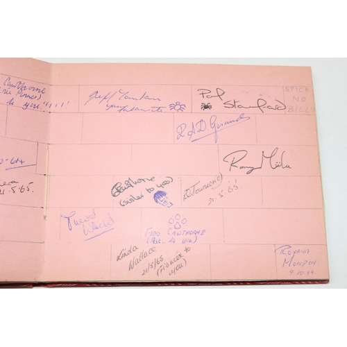 509 - Vintage autograph album to inc Cliff Richard