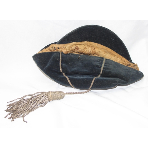 708 - An unusual vintage sporting cap, CCFC (possibly Coventry City Football Club), 1916-17, with silver w... 