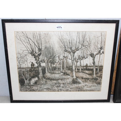 494A - Qty of mixed artwork and prints,  largest approx 105cm x 57cm inc frame