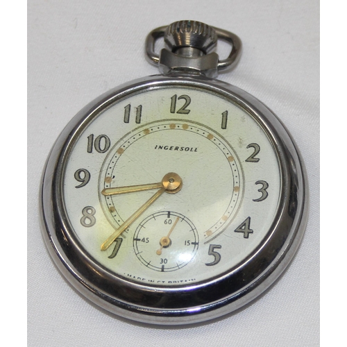 1336 - 3 vintage mechanical pocket watches to inc Medana of Switzerland Federal watch in slim case