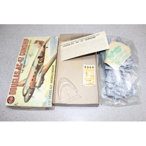 1549 - 2 Airfix model kits, Series 4 & 5 Douglas AC-47 Gunship & Invader model kits in boxes, unchecked for... 