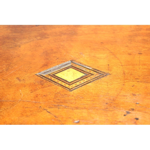 292 - An antique Tunbridgeware style inlaid wooden writing slope, 19th century, approx 40cm wide x 24cm de... 