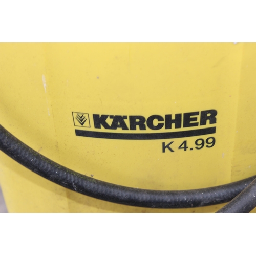 820 - Karcher K 4.99 pressure washer and attachments