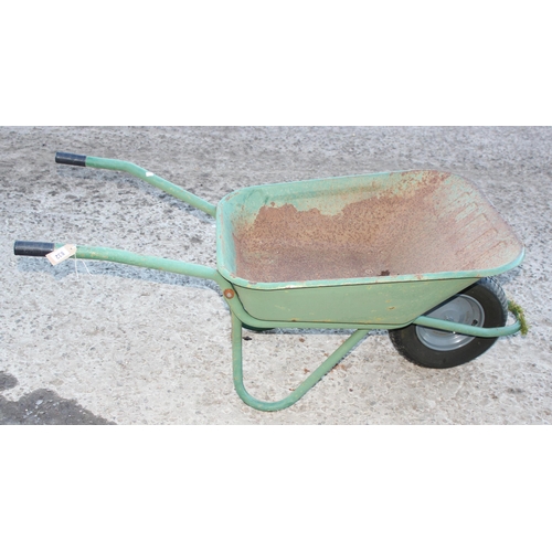 832 - Builders wheel barrow