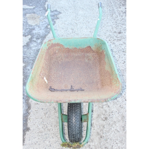 832 - Builders wheel barrow