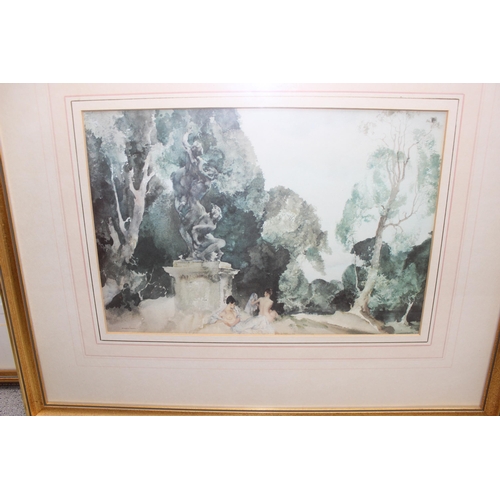 499C - After William Russell Flint, 4 assorted print, framed and glazed, the largest approx 63cm x 50cm inc... 