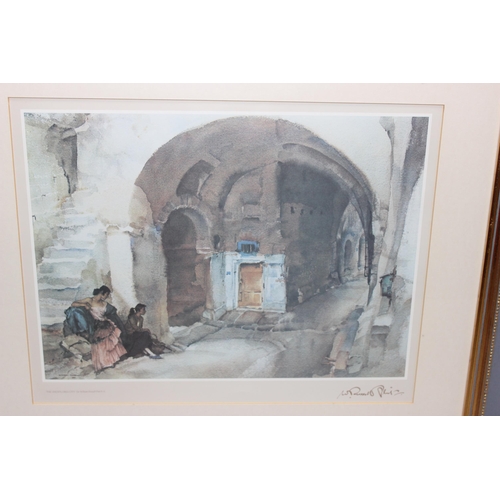 499C - After William Russell Flint, 4 assorted print, framed and glazed, the largest approx 63cm x 50cm inc... 