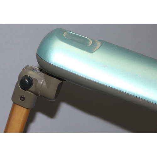 249 - S-Lite desk lamp in blue with touch switch, approx 50cm H