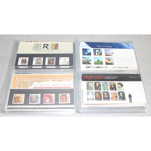 522 - Stamps - a large qty of mainly decimal presentation pack stamps, file 3 of 3