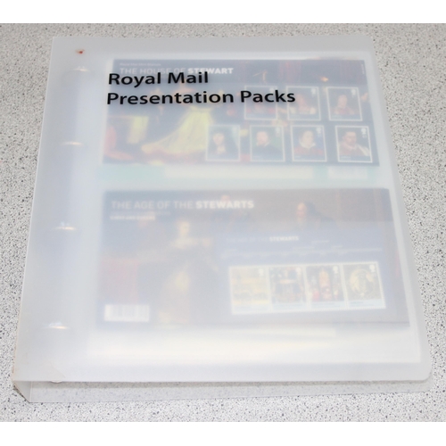 523 - Stamps - a Royal Mail album of mainly decimal presentation pack stamps, album 1/2