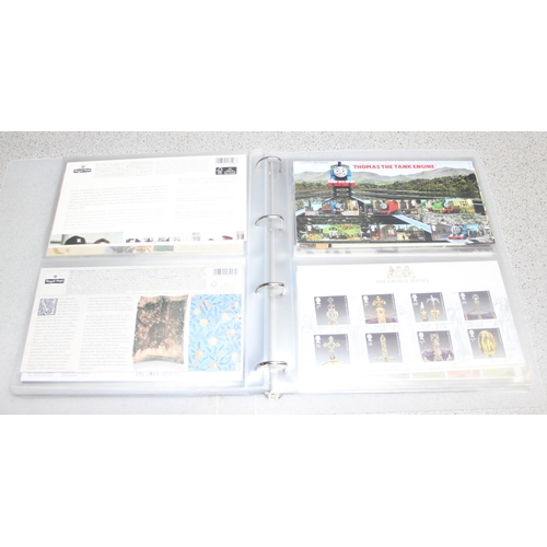 523 - Stamps - a Royal Mail album of mainly decimal presentation pack stamps, album 1/2