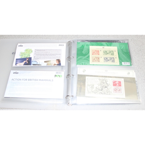 523 - Stamps - a Royal Mail album of mainly decimal presentation pack stamps, album 1/2