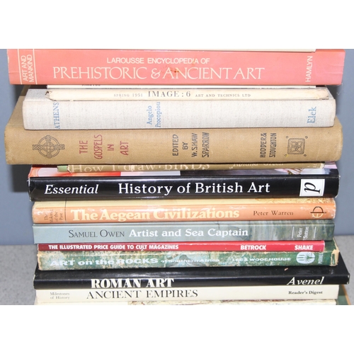 528 - Qty of art reference books, mostly historical