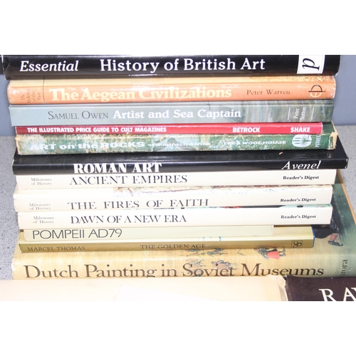 528 - Qty of art reference books, mostly historical