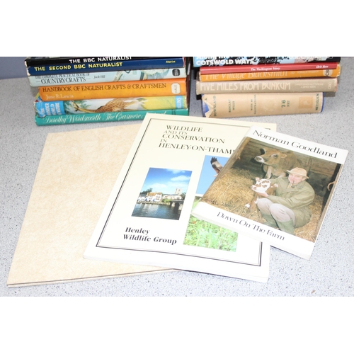 529 - Qty of countryside themed books