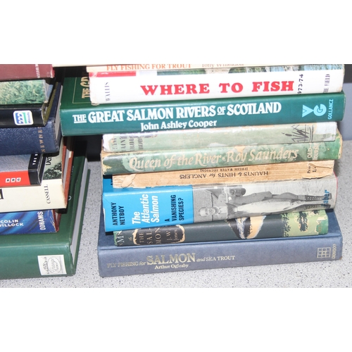 530 - Qty of books on fishing (2 boxes)