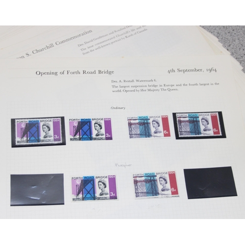 536 - Stamps - GB 1965/70 Mint Commems including phosphors