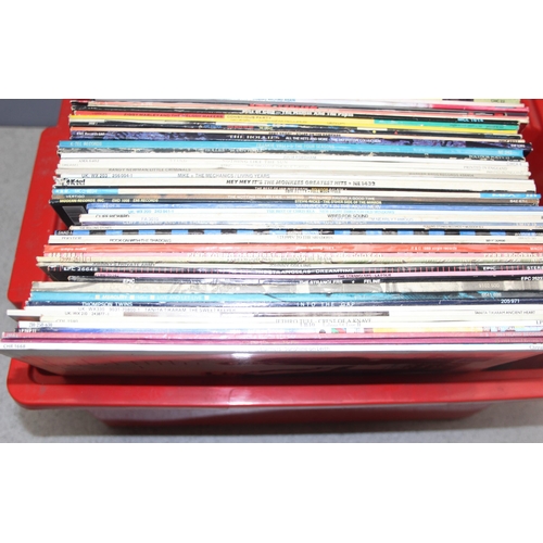 606 - Qty of LP vinyl records to incl Queen, The Stranglers, Rolling Stones, Elton John etc