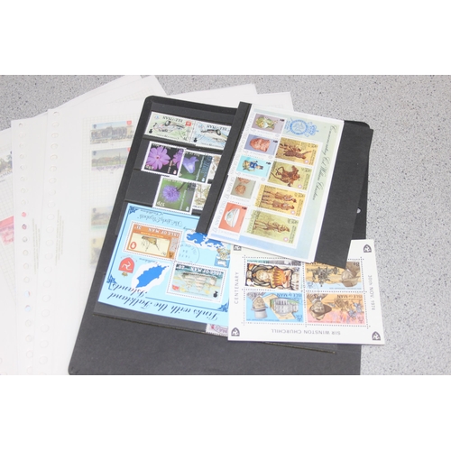 541 - Stamps - Isle of Man - used on leaves/cards (360)