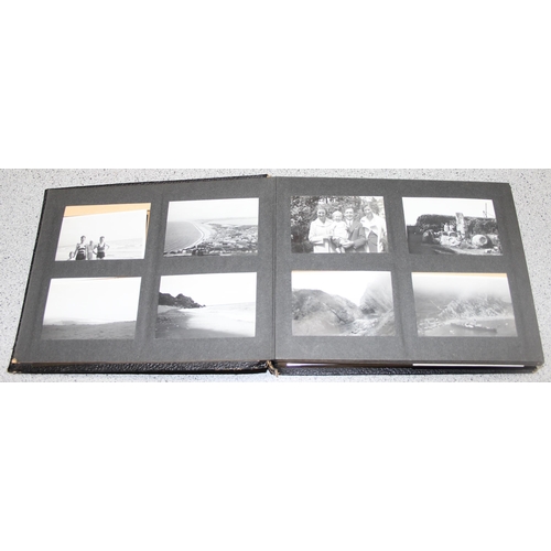 551 - Mix of vintage and later photographs and ephemera in albums