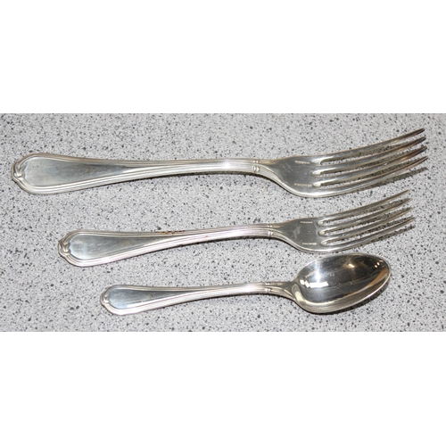 1032 - Christofle of France, an extensive and important solid sterling silver 12 place canteen of cutlery s... 