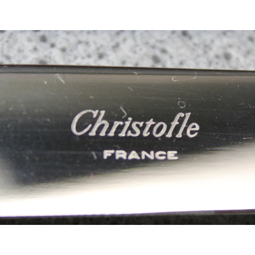 1032 - Christofle of France, an extensive and important solid sterling silver 12 place canteen of cutlery s... 