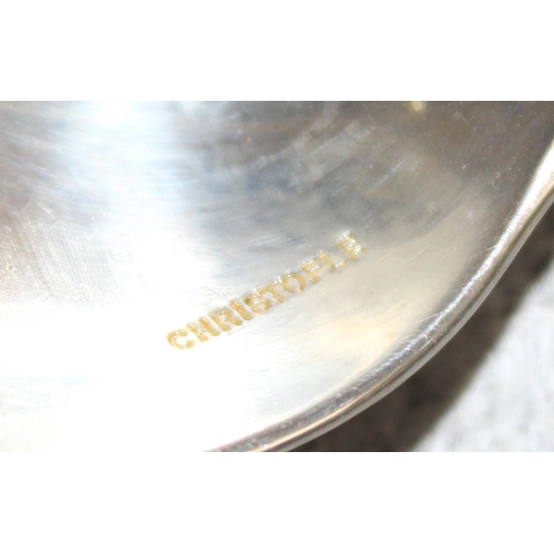 1032 - Christofle of France, an extensive and important solid sterling silver 12 place canteen of cutlery s... 