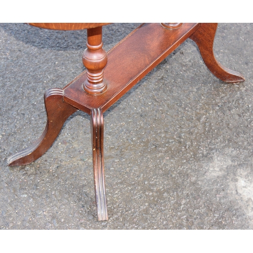 108 - An unusual vintage mahogany wine table with pie crust edge, approx 110cm wide x 57cm deep x 74cm tal... 