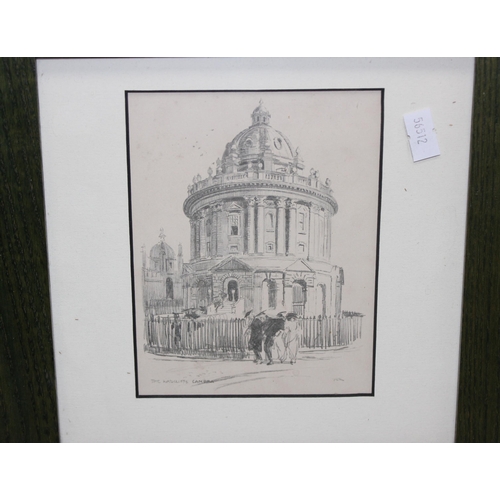 444 - 4 assorted Oxford related prints to inc an antique print of Oxford University Press by N. Whitlock