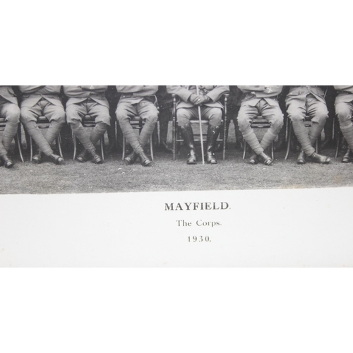 1401 - An inter-war period regimental photograph, Mayfield 