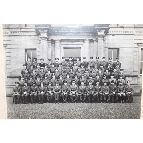 1402 - 2 post WW2 period Regimental military photographs, approx 38cm x 33cm