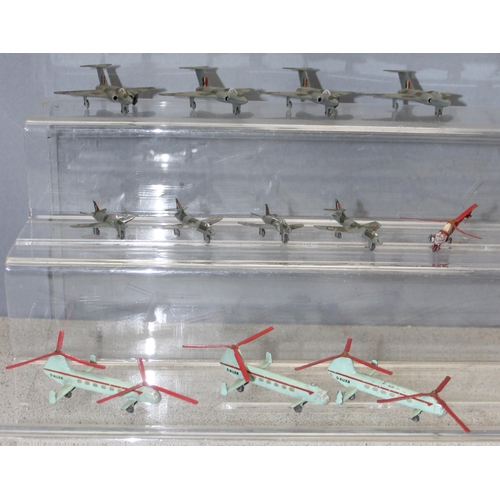 1511 - Qty of assorted diecast toy planes, mainly military aircraft to inc Dinky