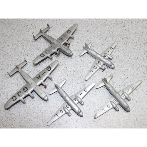 1512 - Qty of assorted diecast toy planes, mixed commercial and military aircraft to inc Dinky