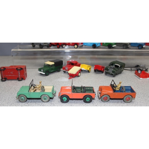 1514 - Qty of assorted toy vehicles mainly Land Rovers to inc Dinky & Corgi