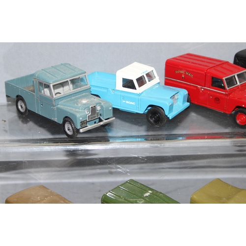 1516 - Qty of assorted toy vehicles mainly Land Rovers to inc Oxford