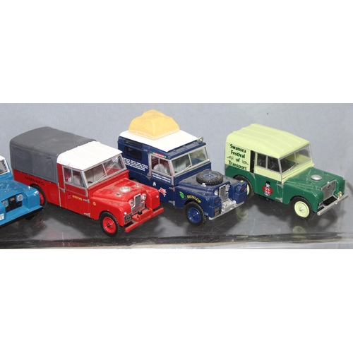 1516 - Qty of assorted toy vehicles mainly Land Rovers to inc Oxford