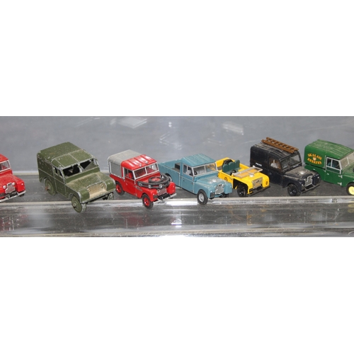 1517 - Qty of assorted small toy vehicles mainly Land Rovers to inc Oxford & Benbros