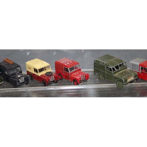 1517 - Qty of assorted small toy vehicles mainly Land Rovers to inc Oxford & Benbros