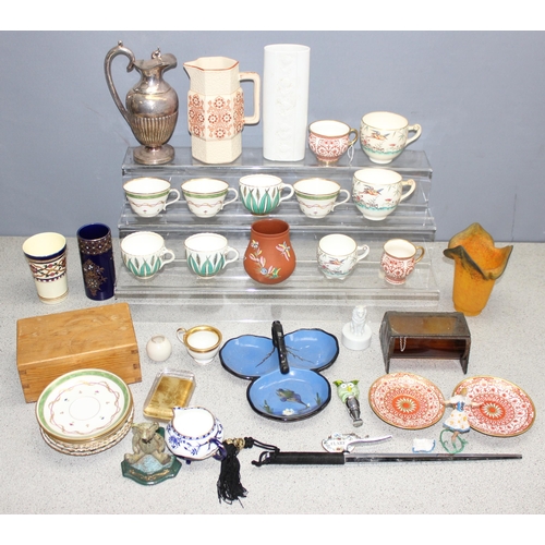 1711 - Qty of mixed items mostly antique ceramics to include Minton and Rosenthal