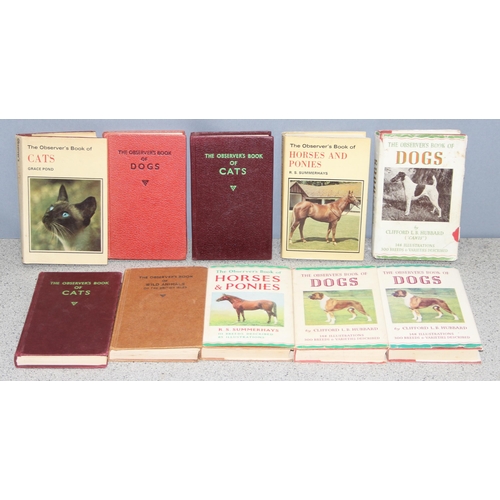 503 - 10 Observer books to incl Dogs and Cats