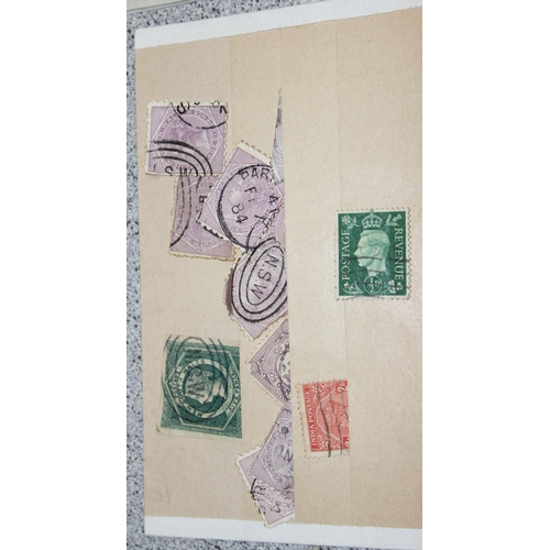 505 - Qty of assorted stamps and other ephemera to inc some interesting Queen Victoria Queensland stamps, ... 