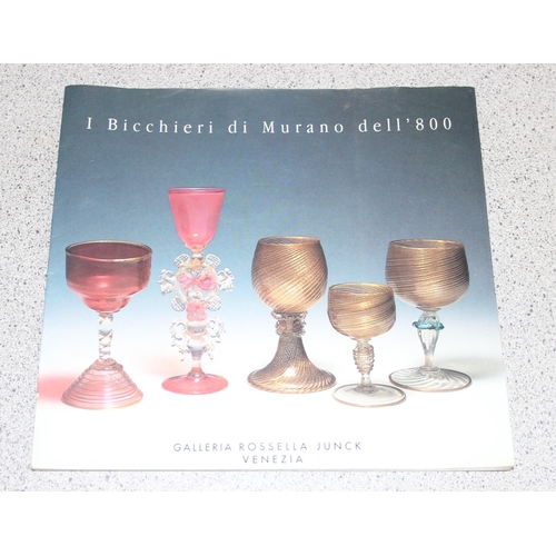 506 - Qty of Reference books on Italian glass to include venetian and Murano