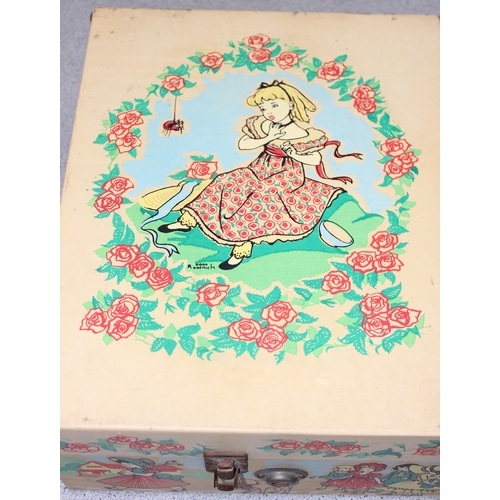 601 - A rare vintage Decca Nursery model with decorations by Dora Roderick