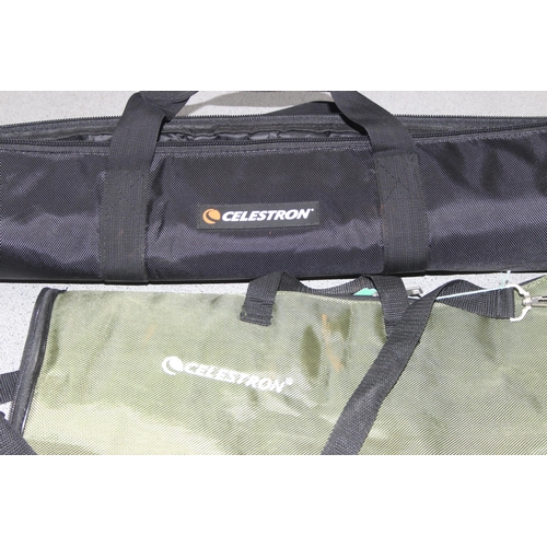 652 - Celestron Regal m2 80ED 20-60X80MM angled zoom spotting scope in case with associated stand in case