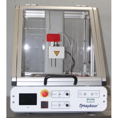 800 - A Spraybase model AS-1204-000-01D Melt Electrospinning Instrument - Spraybase® electrospinning instr... 